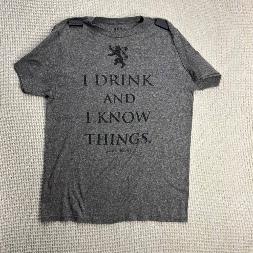 Gorpcore Mens BoxLunch Game of Thrones T-Shirt L Gray